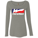 Pro Wings  Ladies' Triblend LS Scoop