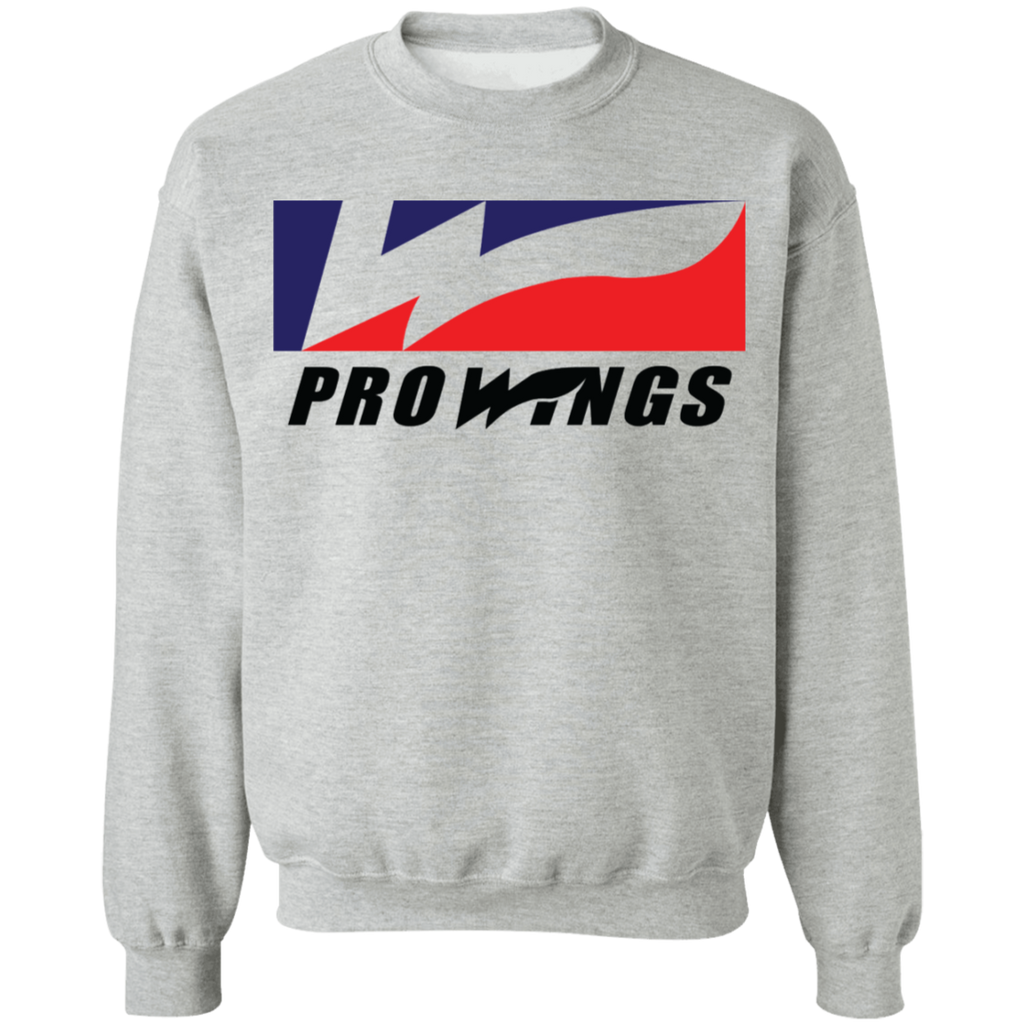Pro Wings Crewneck Pullover Sweatshirt  8 oz.