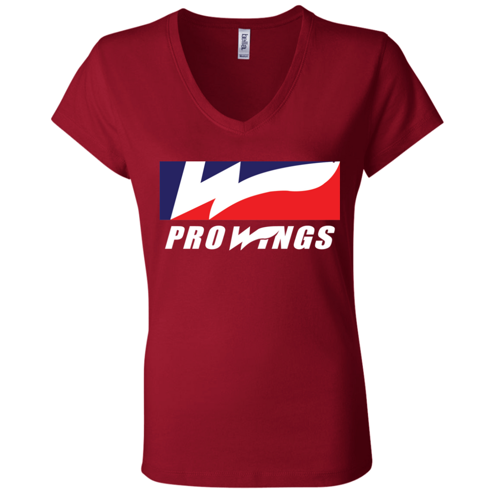 Pro Wings  Ladies' Jersey V-Neck T-Shirt