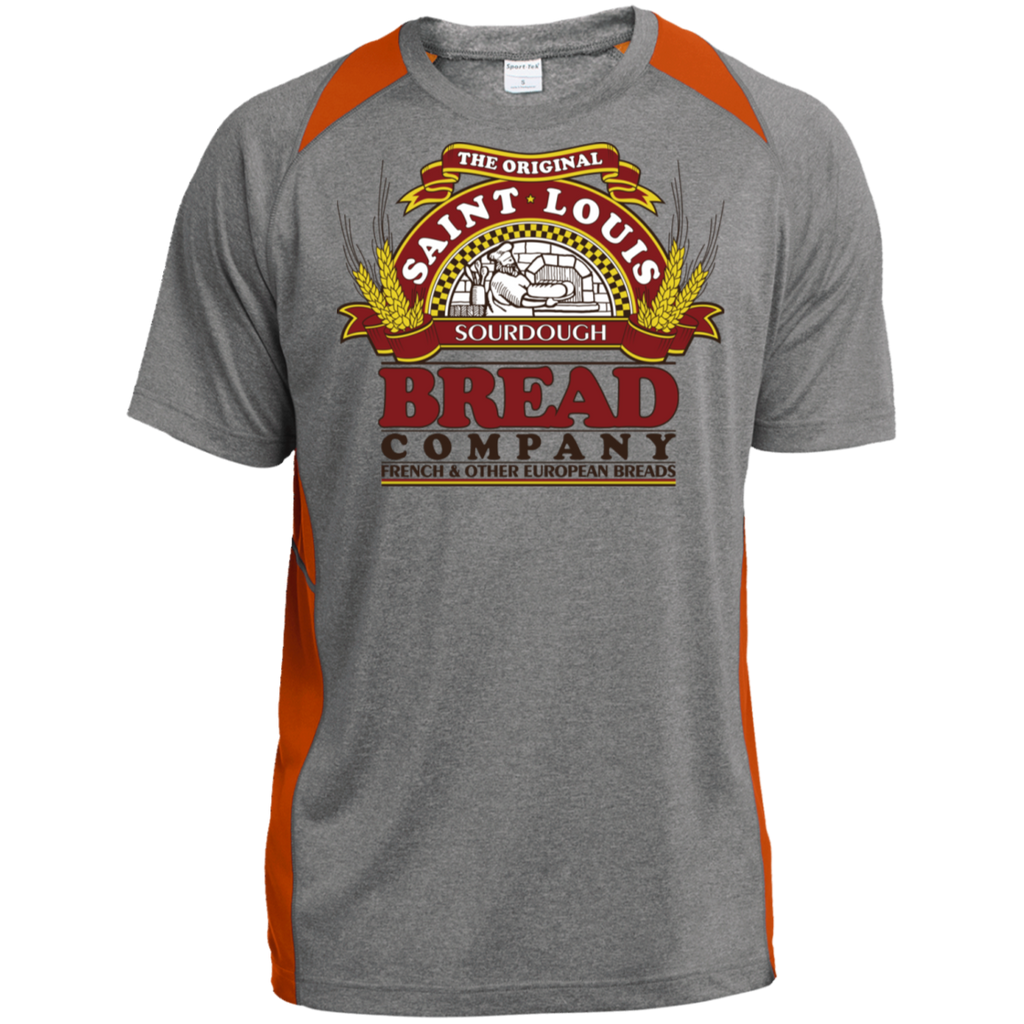 St. Louis Bread Co. ST361 Heather Colorblock Poly T-Shirt