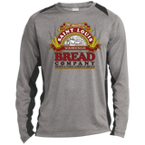St. Louis Bread Co. ST361LS Long Sleeve Heather Colorblock Poly T-Shirt