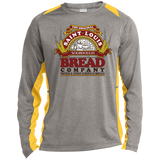 St. Louis Bread Co. ST361LS Long Sleeve Heather Colorblock Poly T-Shirt