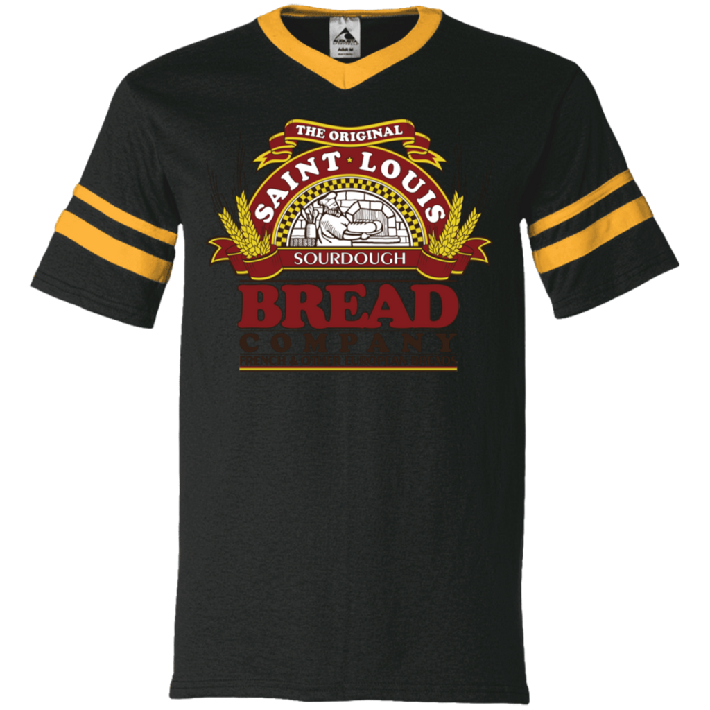 St. Louis Bread Co. 360 V-Neck Sleeve Stripe Jersey