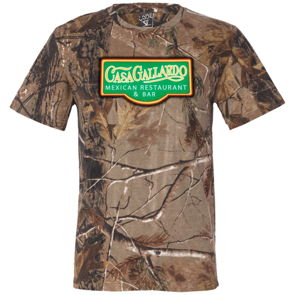 Casa Gallardo 3980 Code V Short Sleeve Camouflage T-Shirt