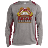 St. Louis Bread Co. ST361LS Long Sleeve Heather Colorblock Poly T-Shirt