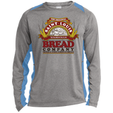St. Louis Bread Co. ST361LS Long Sleeve Heather Colorblock Poly T-Shirt