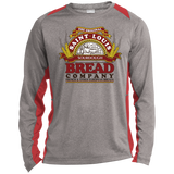 St. Louis Bread Co. ST361LS Long Sleeve Heather Colorblock Poly T-Shirt