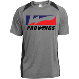 Pro Wings Heather Colorblock Poly T-Shirt