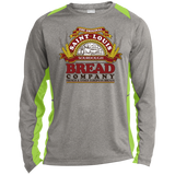 St. Louis Bread Co. ST361LS Long Sleeve Heather Colorblock Poly T-Shirt
