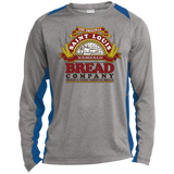 St. Louis Bread Co. ST361LS Long Sleeve Heather Colorblock Poly T-Shirt