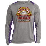 St. Louis Bread Co. ST361LS Long Sleeve Heather Colorblock Poly T-Shirt