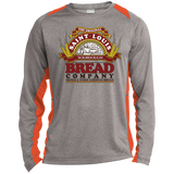 St. Louis Bread Co. ST361LS Long Sleeve Heather Colorblock Poly T-Shirt