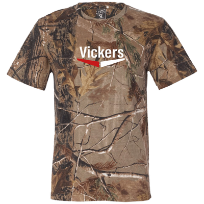 Vickers White 3980 Code V Short Sleeve Camouflage T-Shirt