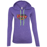 887L Ladies' LS T-Shirt Hoodie