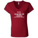 O'Fallon Park B6005 Ladies' Jersey V-Neck T-Shirt