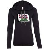 887L Ladies' LS T-Shirt Hoodie