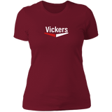 Vickers White NL3900 Ladies' Boyfriend T-Shirt