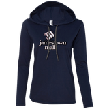 Jamestown Mall White 887L Ladies' LS T-Shirt Hoodie