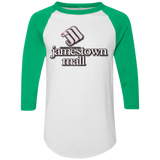 Jamestown Mall White 420 Colorblock Raglan Jersey