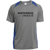 Wherehouse Music ST361 Heather Colorblock Poly T-Shirt