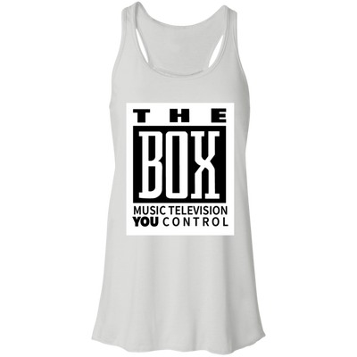 The Box White B8800 Flowy Racerback Tank