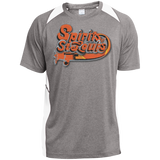 St. Louis Spirits ST361 Heather Colorblock Poly T-Shirt