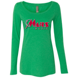 Mars Music NL6731 Ladies' Triblend LS Scoop