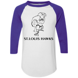 St. Louis Hawks Black 420 Colorblock Raglan Jersey