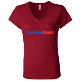 Nations Bank B6005 Ladies' Jersey V-Neck T-Shirt