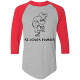 St. Louis Hawks Black 420 Colorblock Raglan Jersey