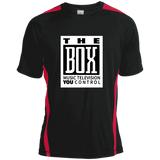 The Box White ST351 Colorblock Dry Zone Crew