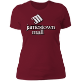 Jamestown Mall White NL3900 Ladies' Boyfriend T-Shirt