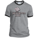 Jamestown Mall White PC54R Ringer Tee