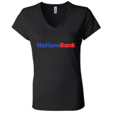 Nations Bank B6005 Ladies' Jersey V-Neck T-Shirt