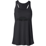 Checkerdome Black B8800 Flowy Racerback Tank