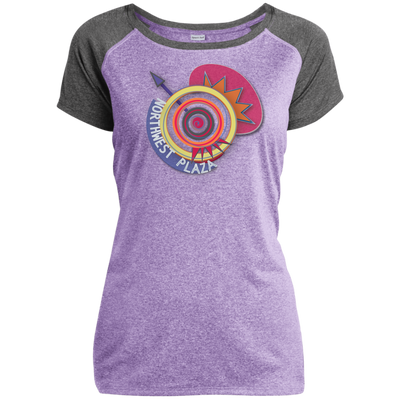 Northwest Plaza LST362 Ladies Heather on Heather Performance T-Shirt