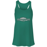 Checkerdome White B8800 Flowy Racerback Tank