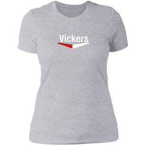 Vickers White NL3900 Ladies' Boyfriend T-Shirt