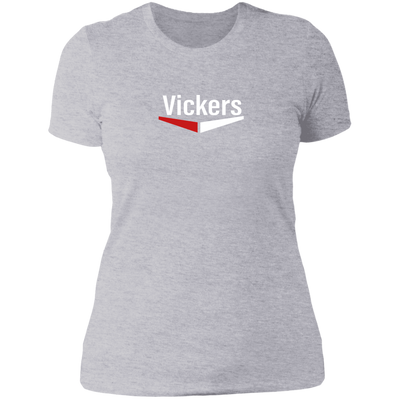 Vickers White NL3900 Ladies' Boyfriend T-Shirt