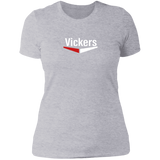 Vickers White NL3900 Ladies' Boyfriend T-Shirt