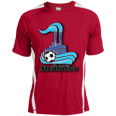 St. Louis Steamers Black ST351 Colorblock Dry Zone Crew