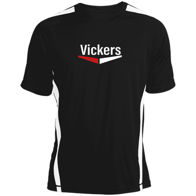 Vickers White ST351 Colorblock Dry Zone Crew