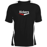 Vickers White ST351 Colorblock Dry Zone Crew