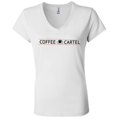 Coffee Cartel B6005 Ladies' Jersey V-Neck T-Shirt