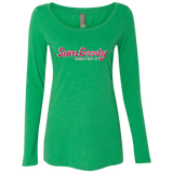 Sam Goody NL6731 Ladies' Triblend LS Scoop