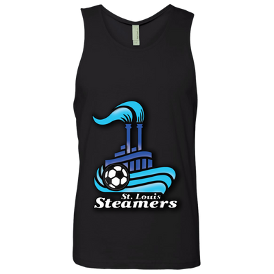 St. Louis Steamers White NL3633 Men's Cotton Tank