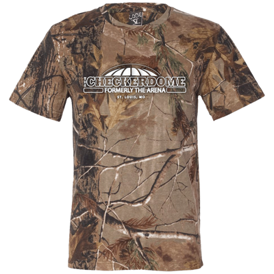 Checkerdome White 3980 Code V Short Sleeve Camouflage T-Shirt