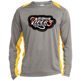 St. Louis Vipers ST361LS Long Sleeve Heather Colorblock Poly T-Shirt