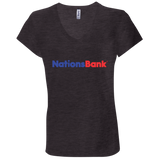 Nations Bank B6005 Ladies' Jersey V-Neck T-Shirt