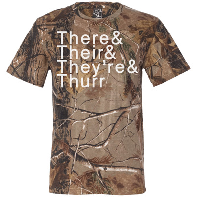 There Their Thurr 3980 Code V Short Sleeve Camouflage T-Shirt